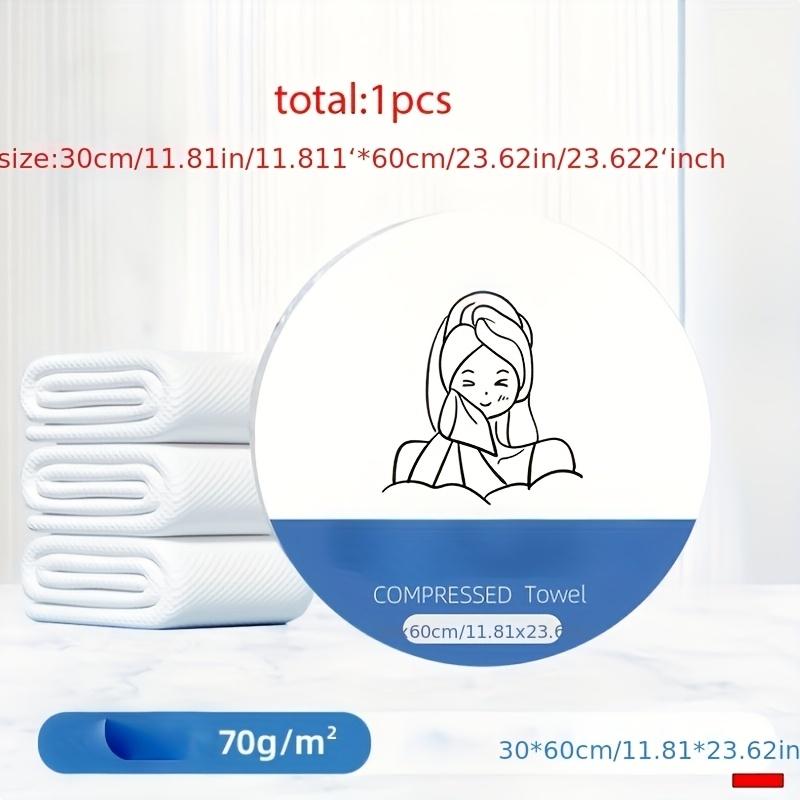 Disposable compressed towels and bath towels for travel! Extra large and thick, super absorbent, individually packaged, portable and hygienic! (Model: DM662)