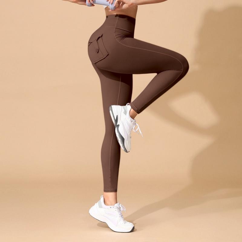 High Waist Yoga Pants with Phone Pocket| Butt Lifting Micro Flare Leggings No Chafing Workout Leggings