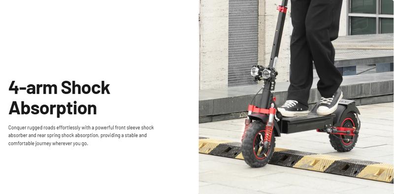 【Christmas Gifts】Powerful Off-Road Folding Electric Scooter, 2000W /1000W Motor, 38 MPH/28 Top Speed,50/43 Miles Long Range, 10"/11 Off Road Pneumatic Tires, Double Braking Systems, with APP, Storage Bag, 330LBS Max Load