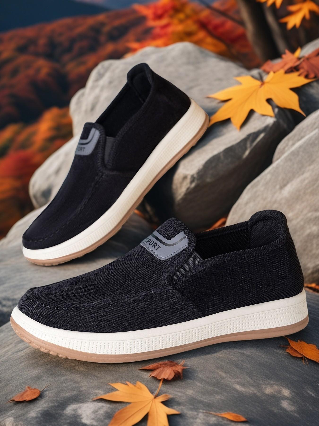 Men's Sport Shoes, Slip-On Casual Walking Shoes, Breathable Running Shoes, Lightweight Comfortable Tennis Shoes, Athletic Basketball Shoes