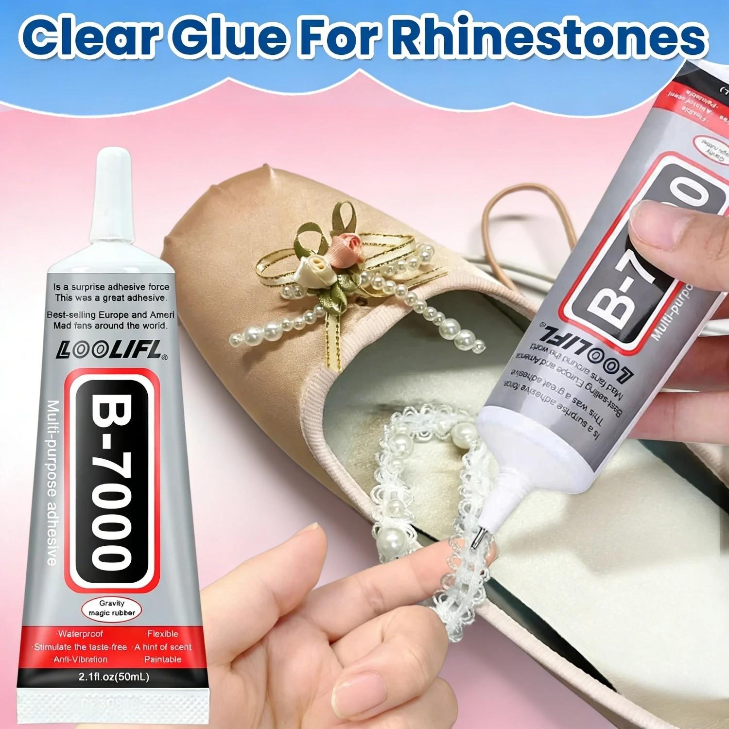 110ML B-7000 Super Water Gel, Strong Adhesive for Jewelry Making, Fabric Repair, Phone Screen Fix, Metal, Stone, Nail Art, Glass