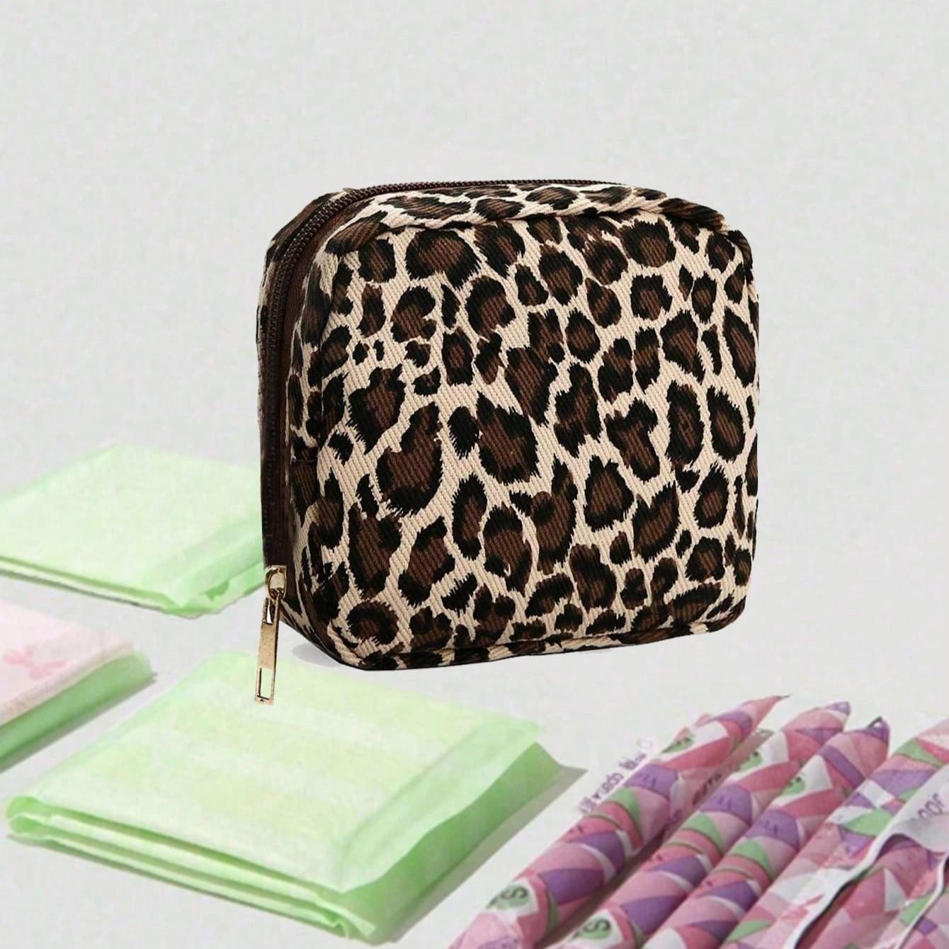 Women Portable Period Kit Bag, Sanitary Napkin & Pad Holder, Compact Cosmetics Organiser, Makeup Organizer Pouch, Ideal for Travelling, Daily Use