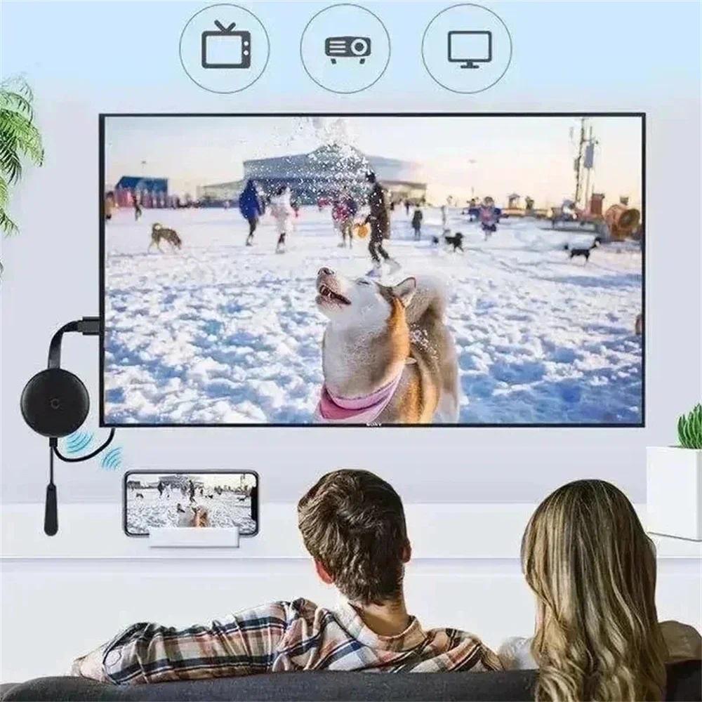 Wireless TV Stick Video Receiver Portable 1080P TV HD WIFI Dongle Adapter For Android/iOS TV Box Computer Live Screen Projector