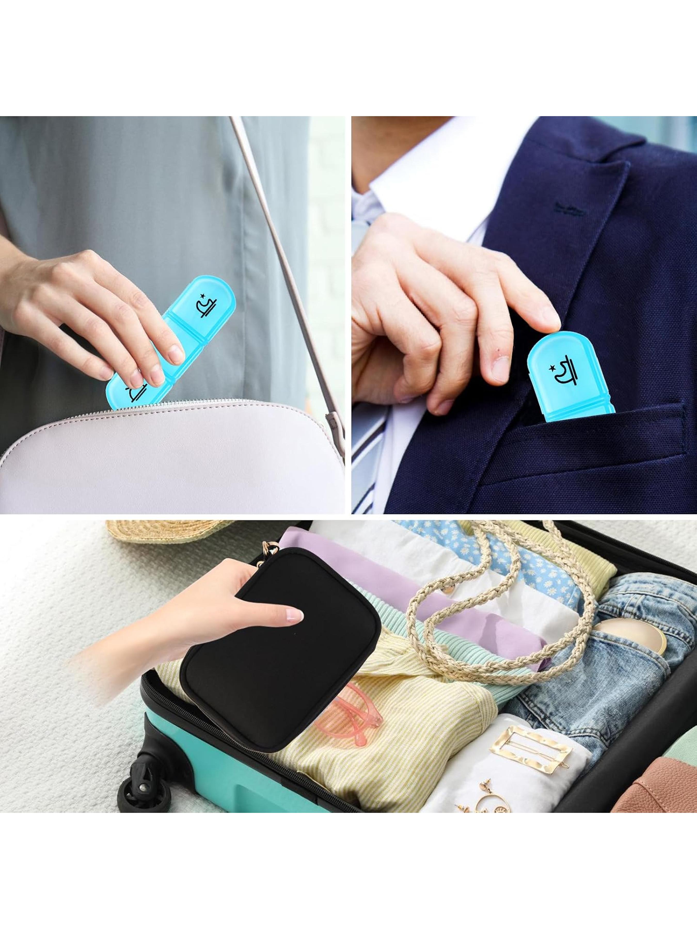 Weekly Pill Organizer 3X a Day, Travel Pill Box 7 Day for Purse, Daily Pill Organizer, Pill Dispenser Medicine Organizer for Vitamins, Fish Oils, Medications, Supplements, Valentine's Day, Christmas and Thanksgiving Day gifts