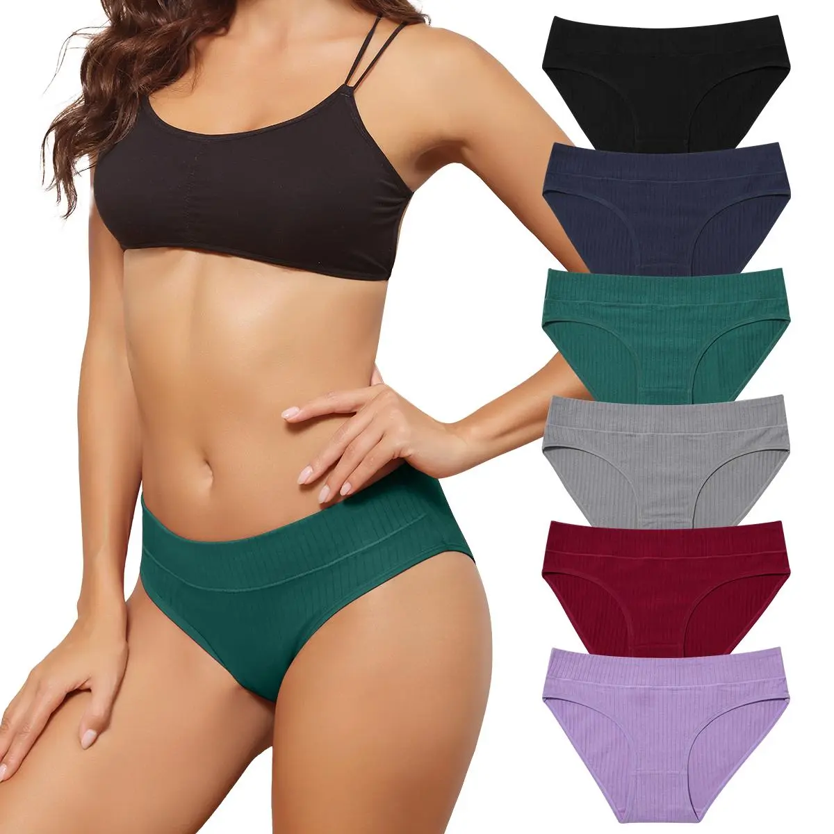 6 pack multicolor 