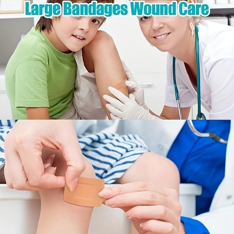 80 - Pack PE Flexible Adhesive Bandages, All - in - One Waterproof and Superbly Breathable Bandages with Cushioned Pad for Wound Care, Variety Pack with Finger & Knuckle Bandages