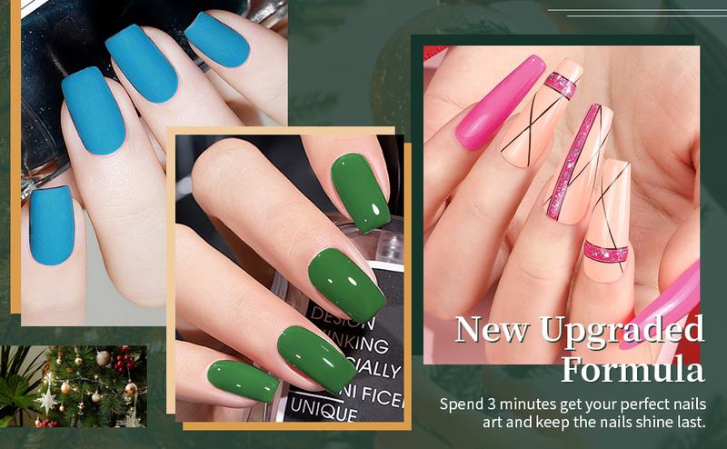 JEWHITENY 23PCS Gel Nail Polish Set 20 Colors Long Lasting Christmas Beauty Products for Salon at Home with Base Coat & Top Coat JEWHITENY 23PCS Gel Nail Polish Set 20 Colors Long Lasting Christmas Beauty Products for Salon at Home with Base Coat & Top Coat