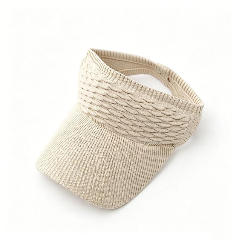 4-Piece Set Women's Outdoor Sports Baseball Cap Open-Top Sun Hat Sun Protection Hat 6 Color Options