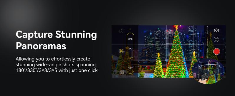 AOCHUAN Gimbal Stabilizer for iPhone, 3-Axis Smartphone Gimbal Built in 7.8' Extension Rod, Portable Gimbal Stabilizer w/OLED Display for iPhone/Android, Perfect for TikTok YouTube Vlogging-Smart X2 Black