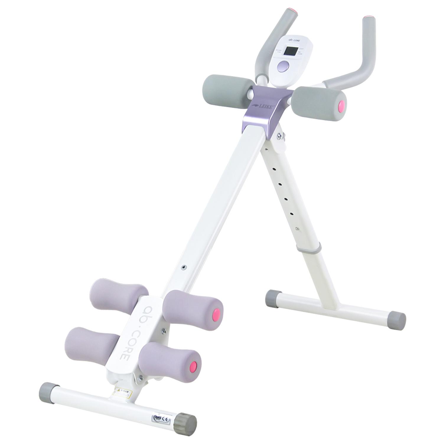 Ab Trainer Abdominal Whole Body Workout Machine Waist Cruncher Core Toner, Leg, Thighs, Buttocks Shaper with LCD Monitor ab workout machine Adjustable Whole Multiple Exercise Modes Fitness Equipment Sturdy And Durable Foldable Professional Springtok