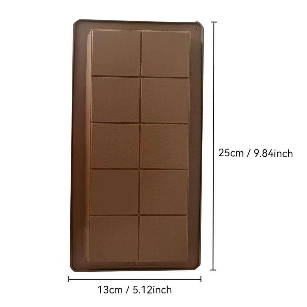 Silicone Chocolate Bar Mold, Large & Thick Chocolate Candy Bar Mold, Baking Mold, Chocolate Mold for Home Kitchen Baking House, Silicone Molds