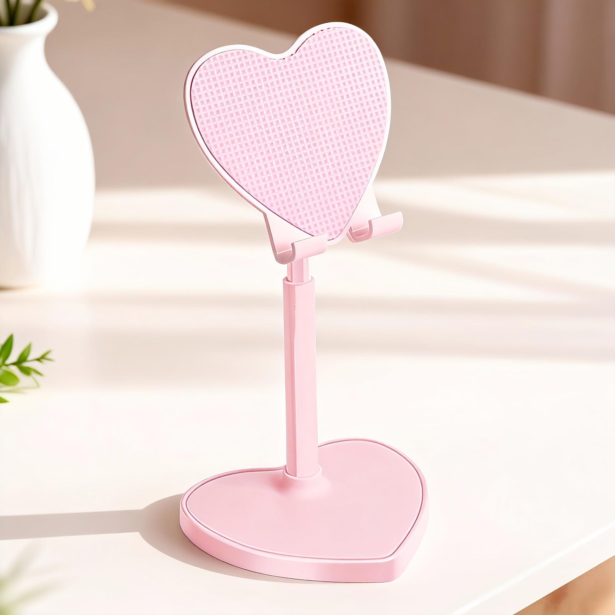 Romantic Heart Phone Stand Extensible, Perfect Gift for Valentine's Day, Fashion Desktop Decoration, Portable Non-Slip, Multi-Scene Use, Phone Holder