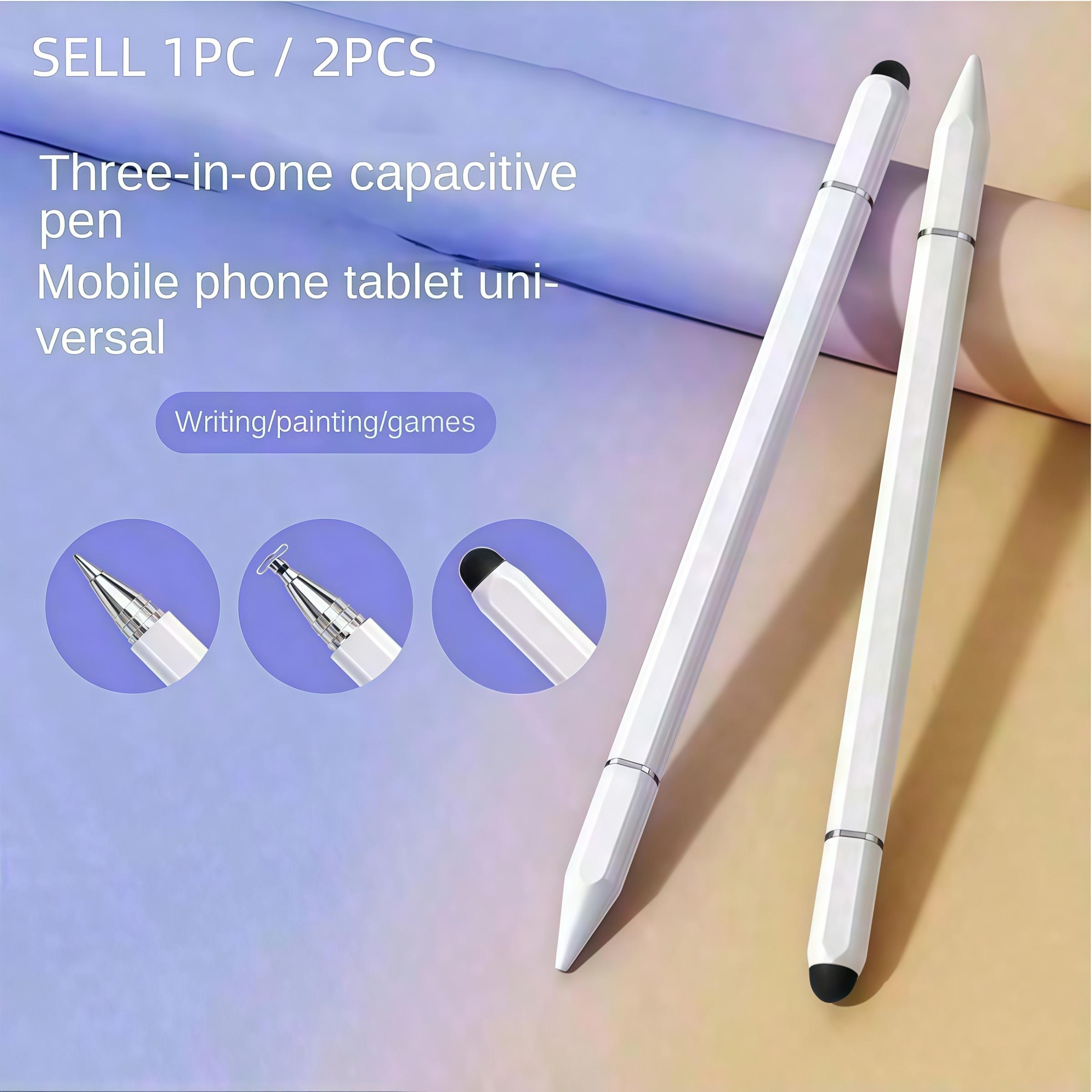 Universal Three-In-One Touch Screen Pen, Stylus, Compatible with Apple Android Oppo Tablets and Smartphones, Editing and Drawing Tool, Touchscreen Pen