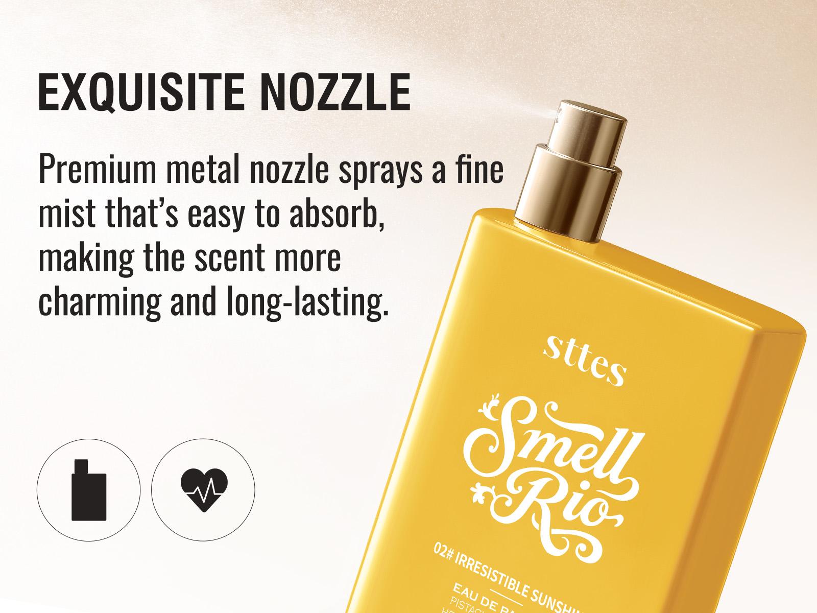 Sttes Perfume 02 Irresistible - Perfume for Women - Pistachio, Vanilla & Salted Caramel Eau de Parfum 100ml