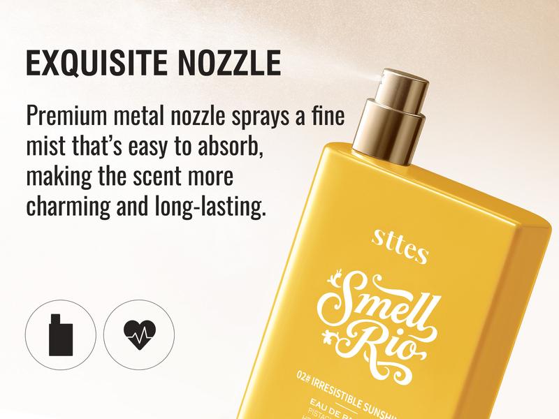 STTES Perfume 02 (The Long-Lasting Evolution of 602) - Eau De Perfume 100ml (3.4fl Oz)  vanilla Gourmet tune (Caramel vanilla flavor)