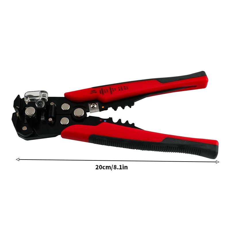 Three-In-One Multifunctional Automatic Wire Stripper Tool, Mechanical Repair, Men's Work Equipment, Building Tools, Cable Cutter, Multi-Function Pressing, Wirecutters