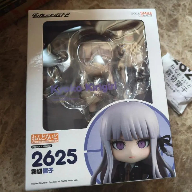 10cm Q version Danganronpa Kirigiri Kyoko Movable Face Change No.2625 Collectible Decoration Desktop Birthday Christmas Gift Toy