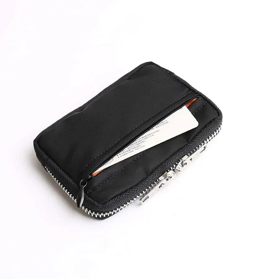 Japanese Men Wallet Earbuds Storage Bag Credit Card Holder Case for Boys Girls Journey Bank Card Organizer  Zipper Coin Purse