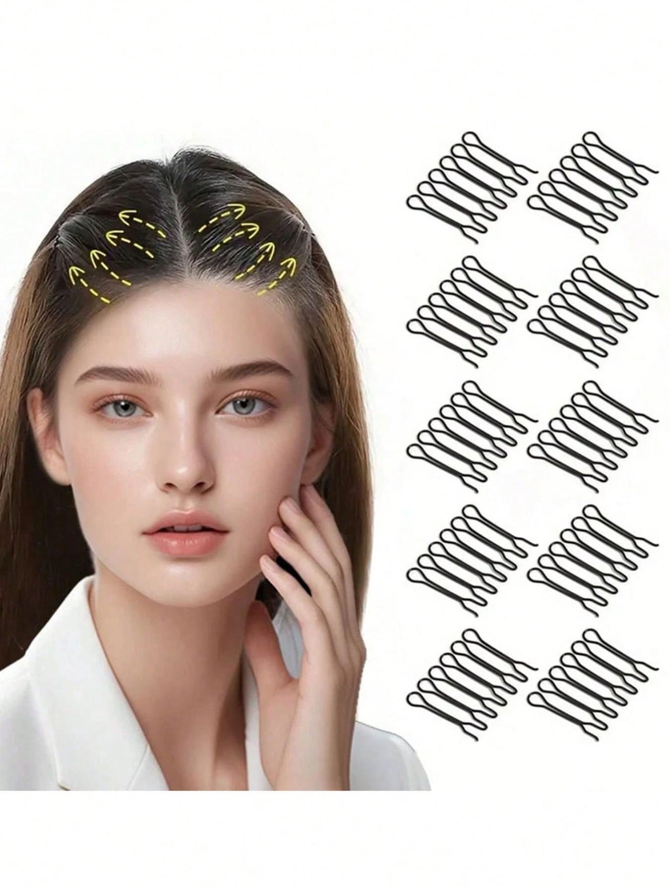 Invisible Hair Finishing Fixed Comb, Mini Bangs Bracket Styling Tool ， U-Shaped Hair Clip, Hair Accessories, Broken Hair Finisher Ornament Hair Clip Top Clip Back Of Head Invisible Bangs Fixed Insert Comb Anti