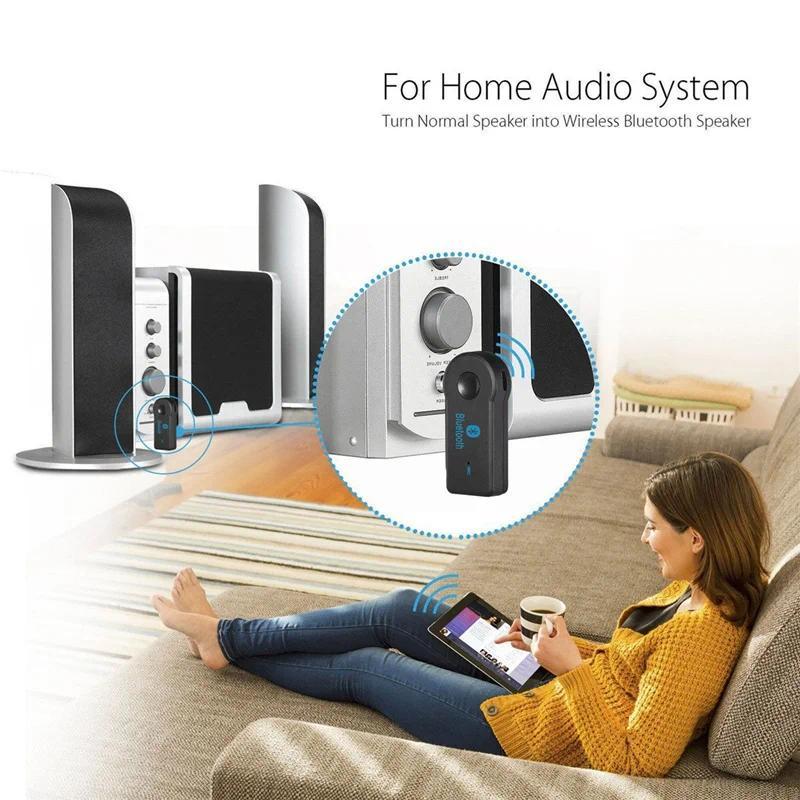 2 in 1 wireless Bluetooth 5.0 receiver 3.5mm jack for car music audio aux A2DP headphone transmitter adapter reciever handsfree max superbox s6