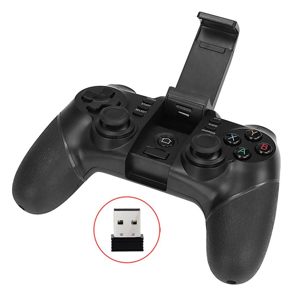 Wireless Gamepad, Bluetooth + 2.4G Wireless Game Controller with Receiver, Gamepad for iPhone Android PC Playstation 4 3 PS4 PS3 Nintendo Switch, Premium Gaming Controllers, Gaming Console Accessories
