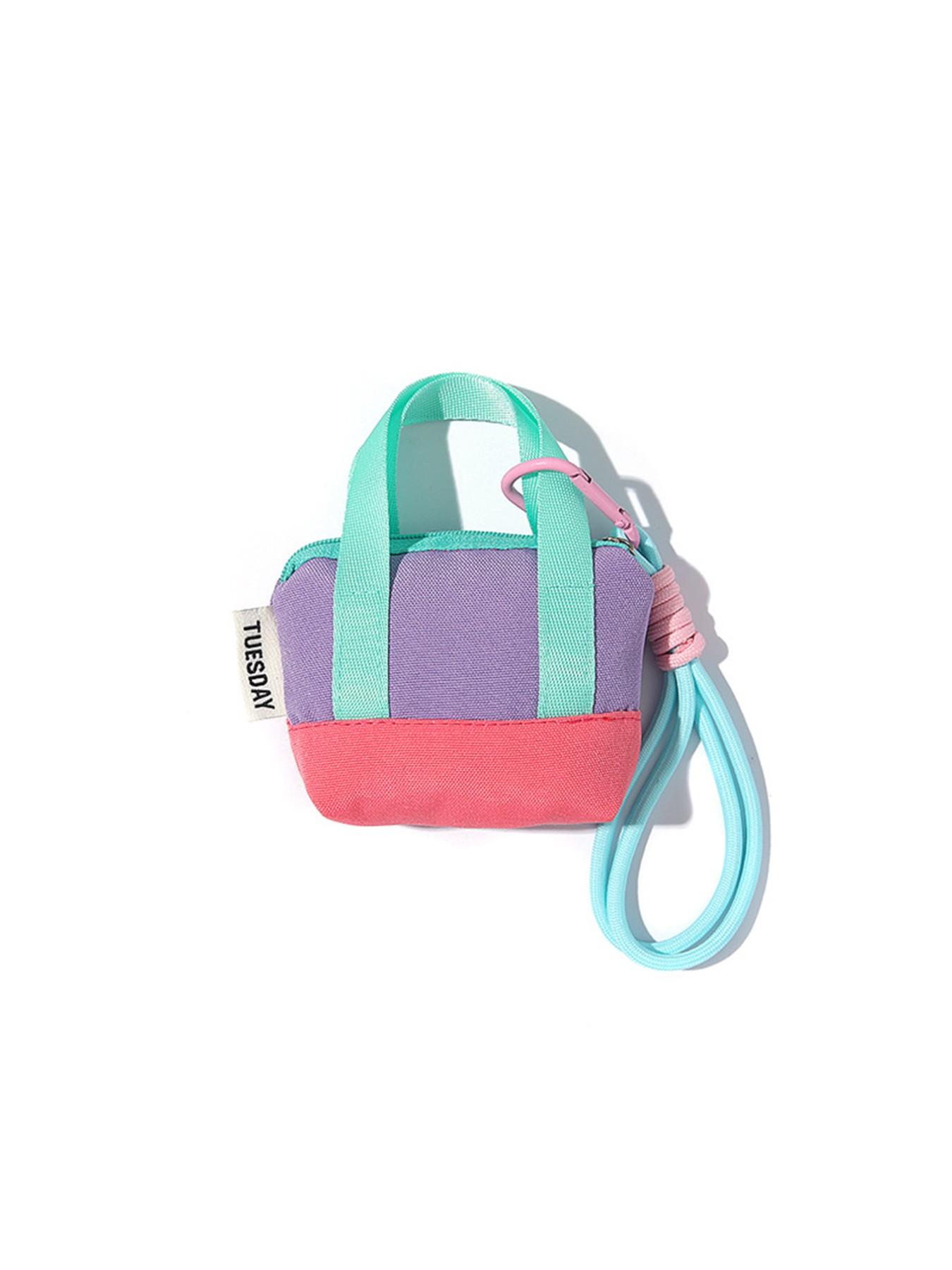 Dopamine Mini Handbag Headphone Case Organizer, Headphone Storage, Data Cable Protection Pouch, Coin Card Holder for Everyday Use