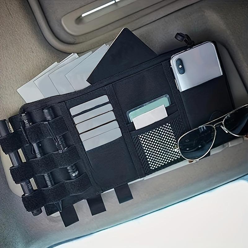 Car Visor Organizer, Durable Car Interior Storage Bag, Quick Access Car Accessories, Ideal for Stowing & Tidying, Essential Car Gear