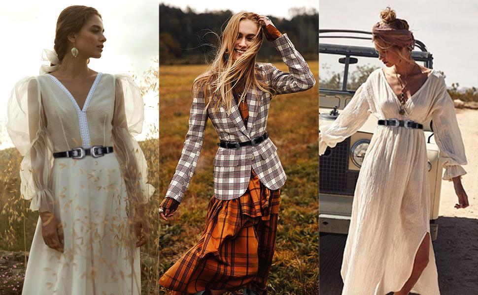 JASGOOD Women Leather Belts Ladies Vintage Western Design Black Waist Belt for Pants Dresses Boho Leaf cowgirl belt JASGOOD Women Leather Belts Ladies Vintage Western Design Black Waist Belt for Pants Dresses Boho Leaf cowgirl belt