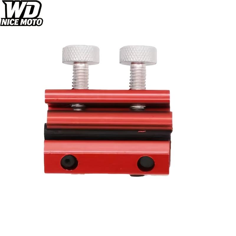 WD Nice Moto Motorcycle Double Head Oil Clip, Throttle Clutch Brake Tool, Lube Tool, Aluminum Alloy, Scooter Bike Atv Motocross Parts