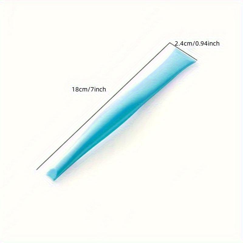 1pc Cleaning Scraper, Kitchen Plastic Scraper, Multi-functional Rigid Barbecue Scraper, Non-Scratch Cleaning Tool, Can Opener, Sticker Scraper, Label Remover, Chewing Gum Scraper, Bottle Opener