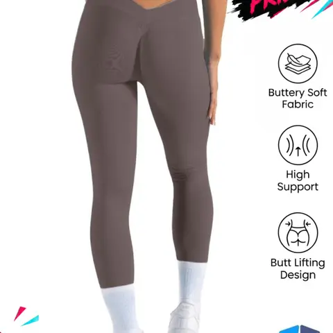 【Black Friday】Women's Solid V-Waist Gym Tight Leggings, High Stretch Yoga Pants, Ladies High Waist Activewear for Indoor & Outdoor Fitness, Seamless Workout Leggings, Comfortable and Stylish Sportswear, Fitness Yoga Pants, Fitness Clothes