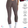 【Black Friday】Women's Solid V-Waist Gym Tight Leggings, High Stretch Yoga Pants, Ladies High Waist Activewear for Indoor & Outdoor Fitness, Seamless Workout Leggings, Comfortable and Stylish Sportswear, Fitness Yoga Pants, Fitness Clothes