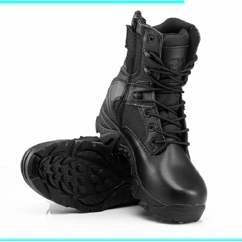 Newscheden High-DELTA Tactical Boots Outdoor Combat Boots Desert Training Boots Breathable Wear-Resistant Combat Boots Outdoor Hiking Boots Mountaineering Boots Non-Slip Wear-Resistant Men's Boots Jungle Camping Boots Comfortable Durable Boots Outdoor Act