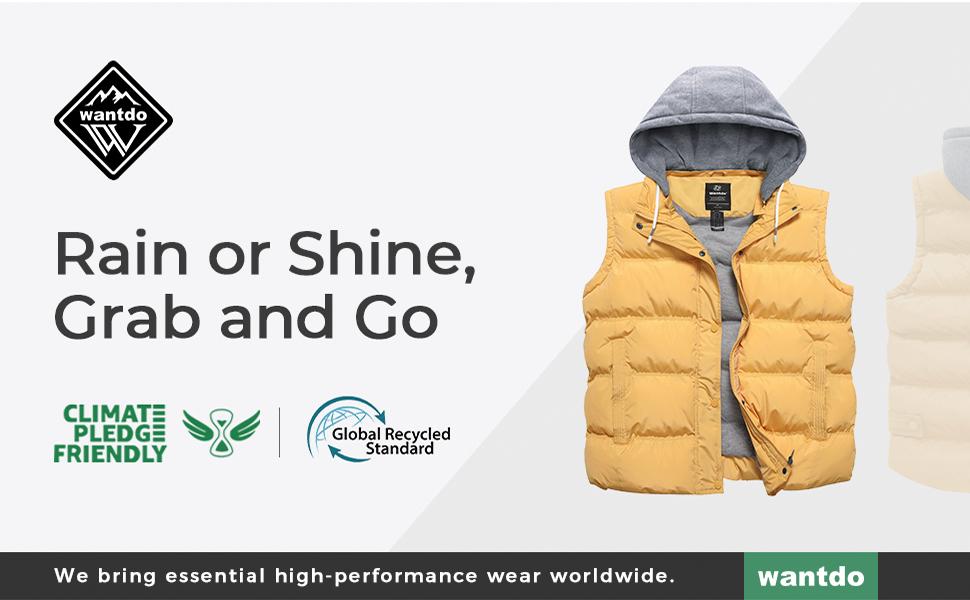 Women's Plus Size Windproof Puffer Vest Quilted Winter Vest Thicken Jacket with Detachable Hood Womenswear Tops Comfort Hoodie  Lady Underwear Lady fall coat winter coat Outerwear Basic