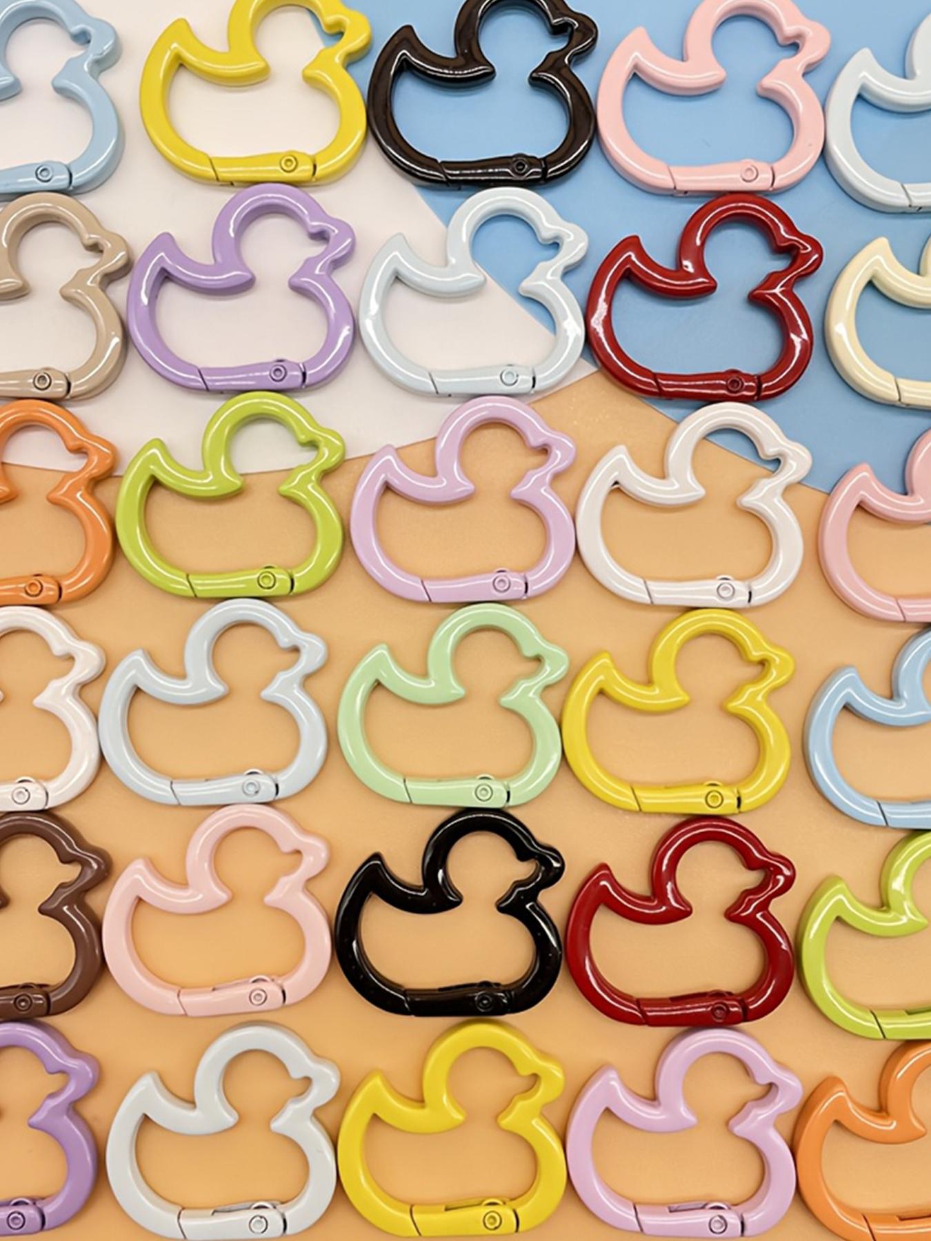 Random Color Mini Carabiner Keychain, 2025 New Style Multifunctional Keychain with Spring Hook, Fashion Accessories for Women & Men, Keychain Attachment