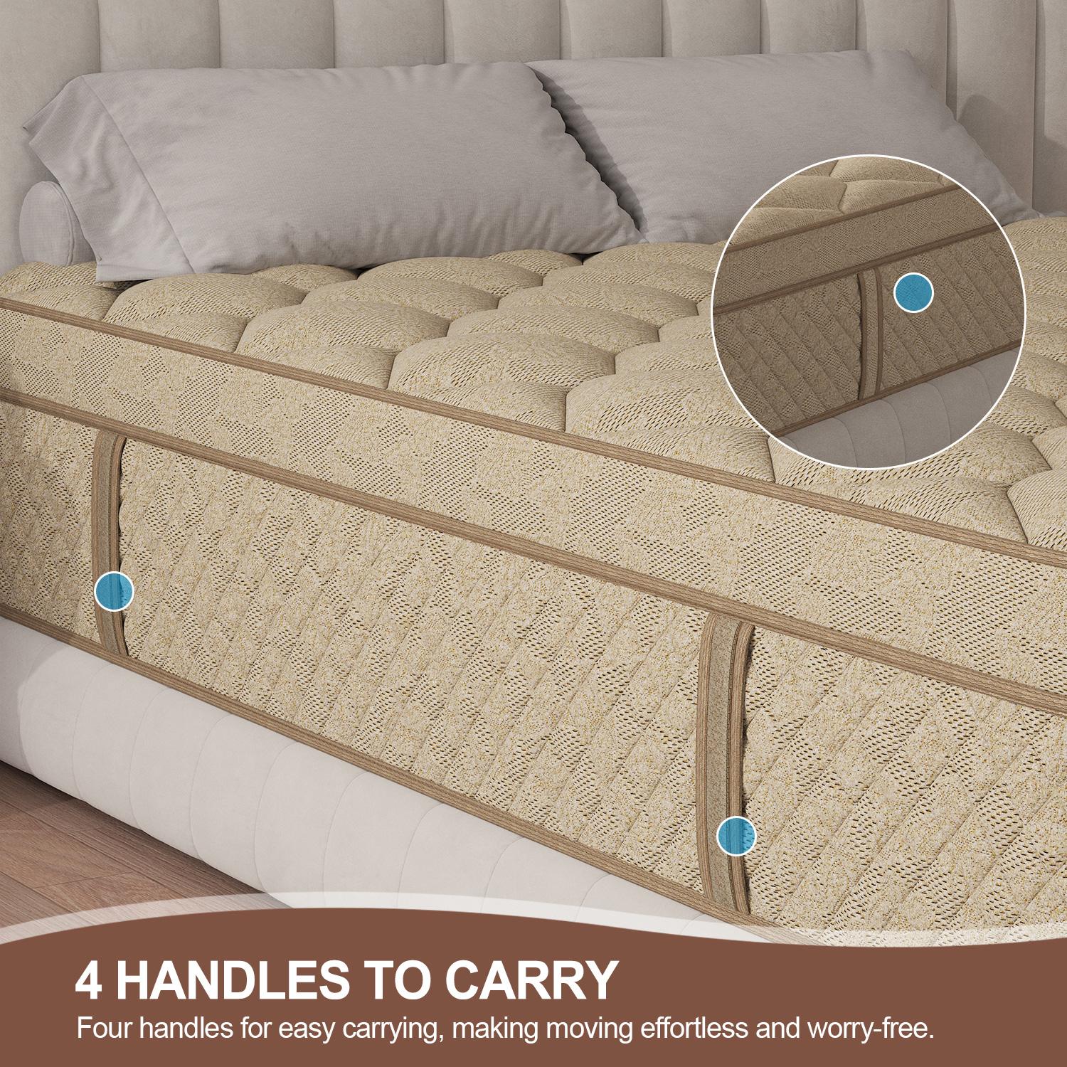 12"14" Twin Full Queen King Size Mattress in a Box Hybrid Spring Memory Foam, Medium Firm Ergonomic Mattress