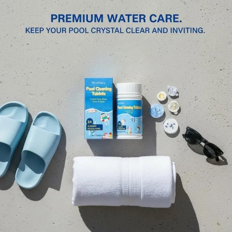 Pool Winterizing Cleaner, Fast Acting Water Clarifier, Flocculant, Prevents Turbidity, Odor Eliminator, Ideal for Family Pools, Pool Cleaner Tablets Pool Winterizing Cleaner, Fast Acting Water Clarifier, Flocculant, Prevents Turbidity, Odor Eliminator, Ideal for Family Pools, Pool Cleaner Tablets