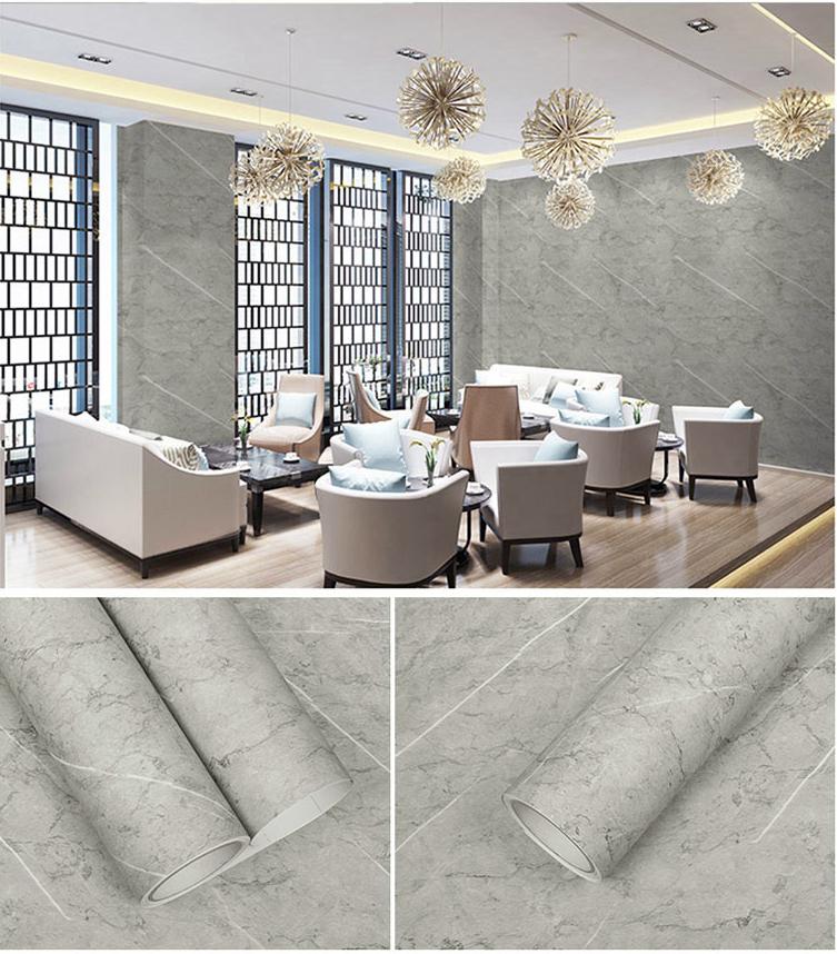 Marble patterns and concrete wallpaper Minimalism Style Imitation, Waterproof Oil Proof Self-Adhesive, Peel And Stick Contact Paper For Living Room, Kitchen, Bedroom, Home And Dormitory Furniture Decoration, 1 Roll(23.62*393.7inch/60*1000cm/40*300cm papel