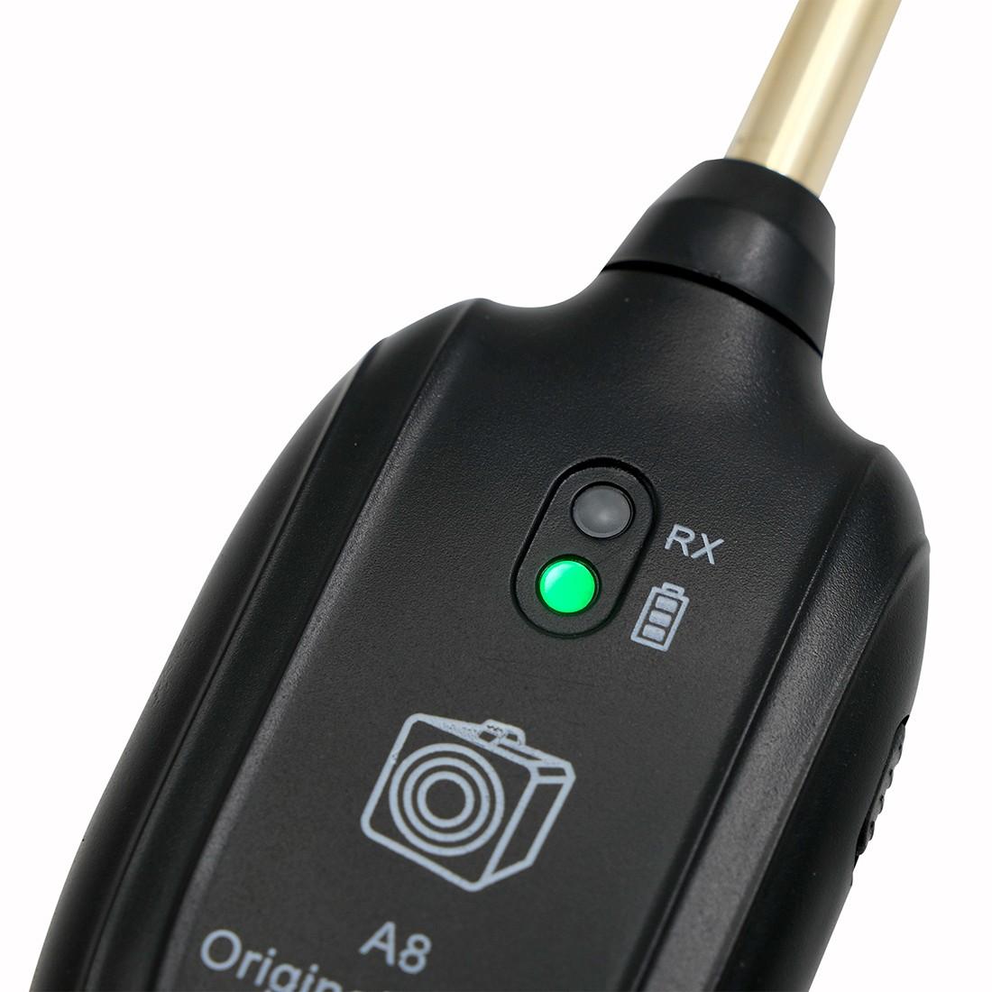 A8 Professional Instrument Wireless Transmitter, Low Latency Uhf Audio System, Ideal for Guitar Bass String Instruments, Studio Stage Perfect Choice