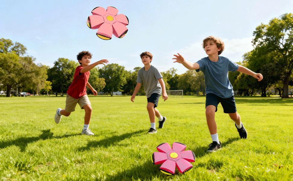 2026 World Cup Themed Budget-Friendly Kids Bouncing Ball | Football Alternative Magic Metaball & Magic Flying Saucer, Bouncy Toy Ball for Parent-Child Interaction