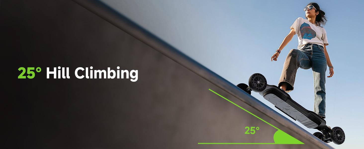 【E-Skate】Electric Skateboard with Remote, 450W/500W/1200W/3000W Brushless Motor, 9Mph/12Mph/30 Mph /32Mph Top Speed, Electric Longboard for Adults ＆Teens