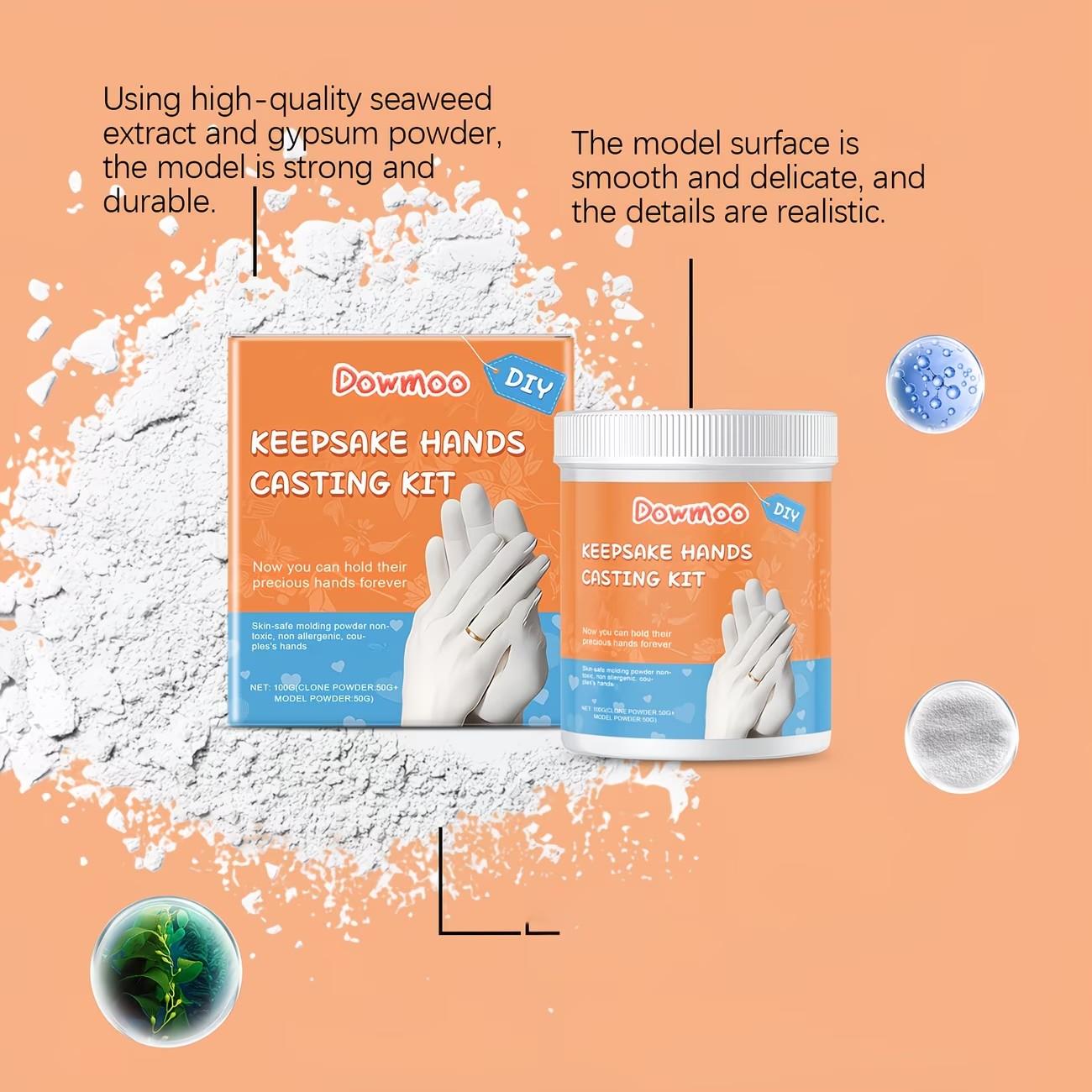 Creative 3D Handprint Cloning Powder, Valentine's Day Souvenirs, Original Casting Set, Perfect Gift for Couples, Family, Friends