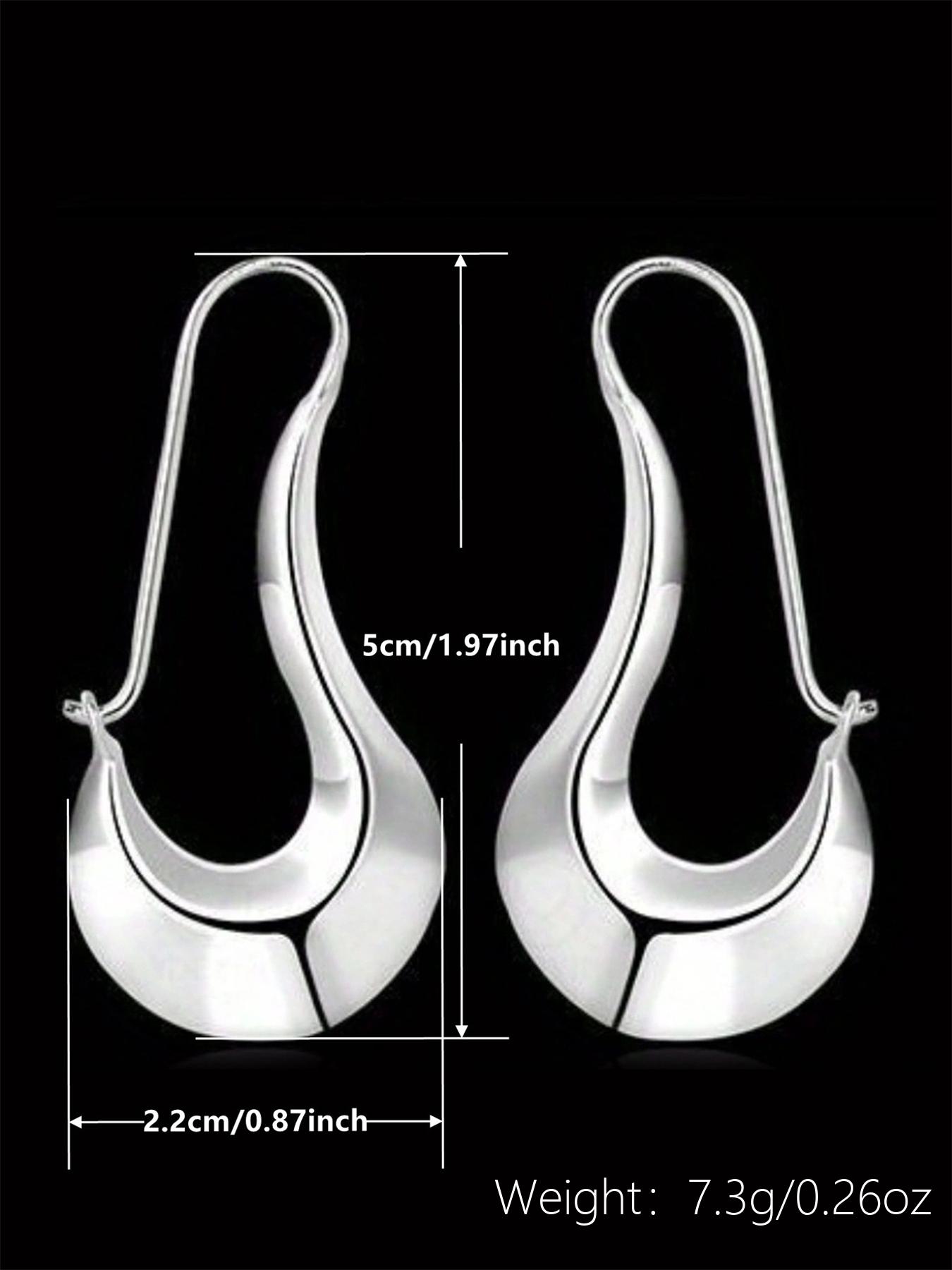 Women's Fashionable Geometric Design Dangle Earrings, Jewelry Gifts for Anniversary, Wedding and Party, Classic Fashion Accessories for Daily Wear, High Quality Earrings, Trendy Jewelry