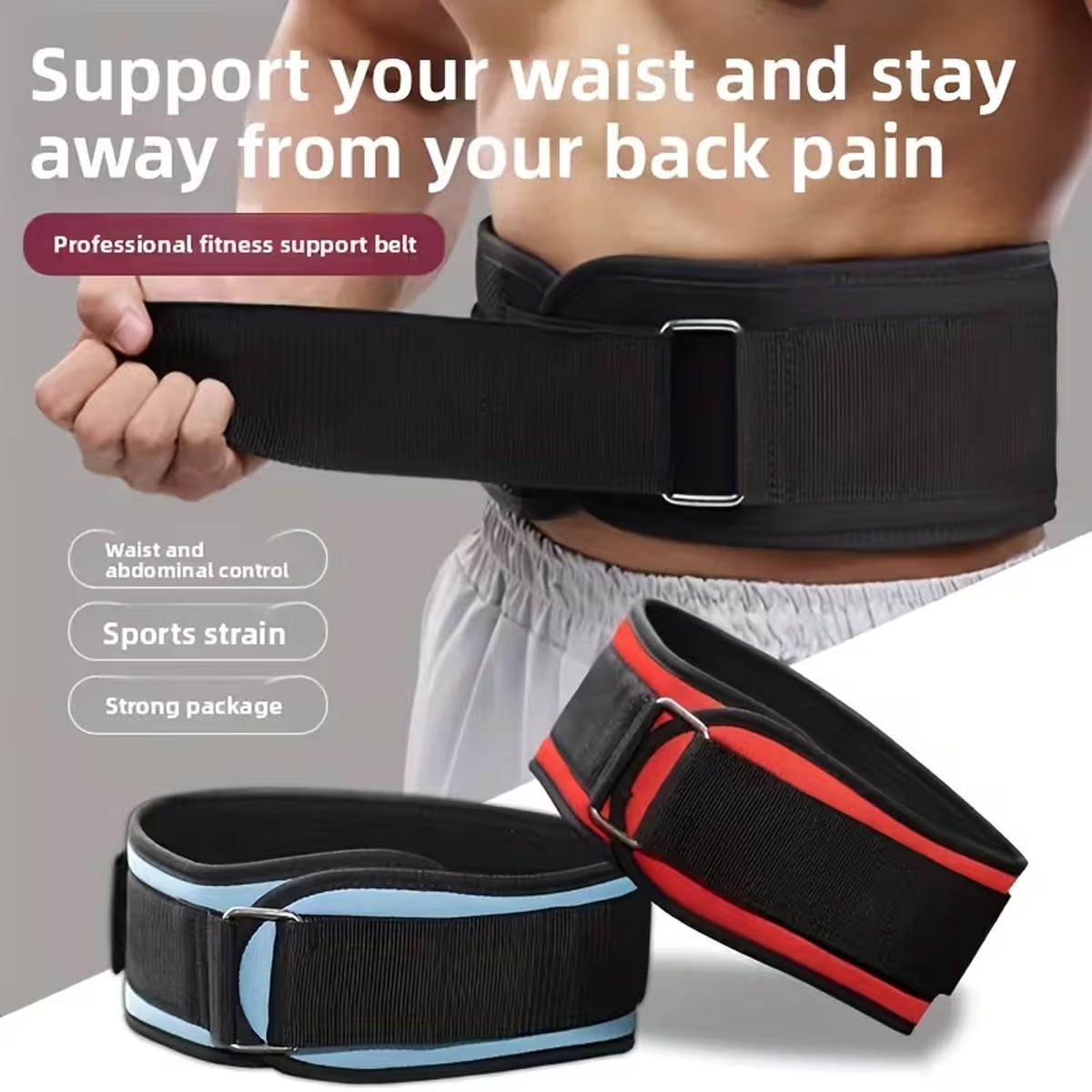 Adjustable Weightlifting Belt for Gym Use, Comfortable Support for Power Training, Women's Knitted Waistband for Squats