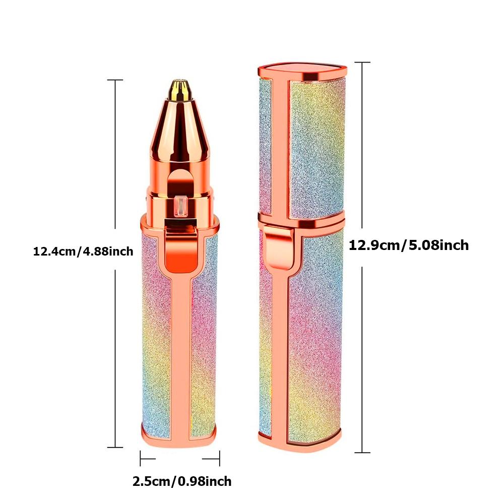 2 in 1 Facial & Eyebrow Hair Trimmer, Electric Eyebrow Trimmer, Portable Eyebrow Trimmer, Lip Facial Body Hair Removal Tool, Facial Hair Care Tool, Electric Shaver Women, Cordless Shaver