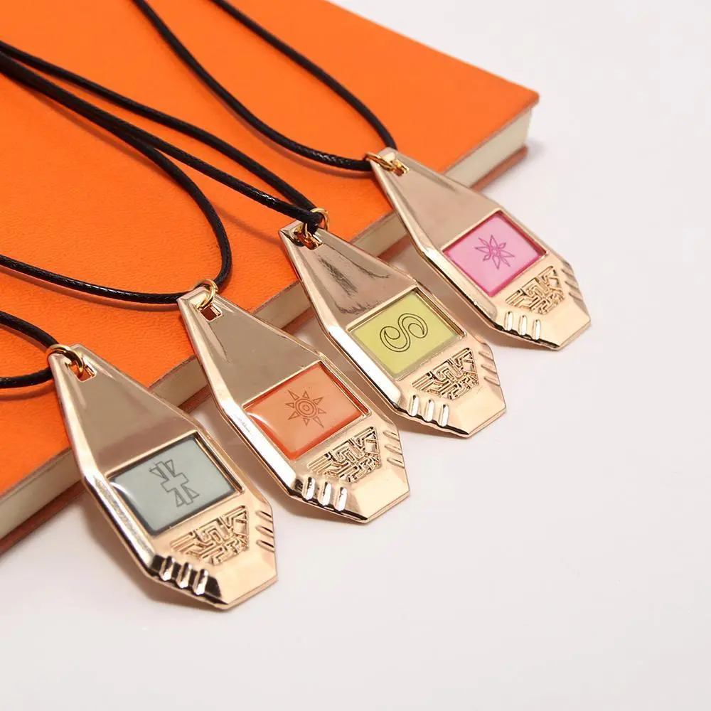 Anime Digimon Adventure Necklace 11 Styles Evolver Metal Pendant Csoplay Necklace Unisex Jewelry Accessories Gift Decoration