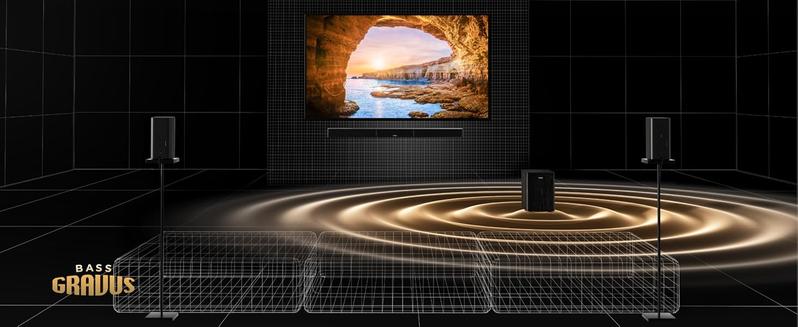 Limited Sale-ULTIMEA Skywave X40 5.1.2ch Wireless Surround Sound System for TV, Home Theater, Soundbar for Smart TV with Dolby Atmos, 530W Soundbar with Wireless Subwoofer, Strong Bass, 4KPassThrough, HDMI eARC, BT 5.4, App Control ,Speaker, BlackFriday