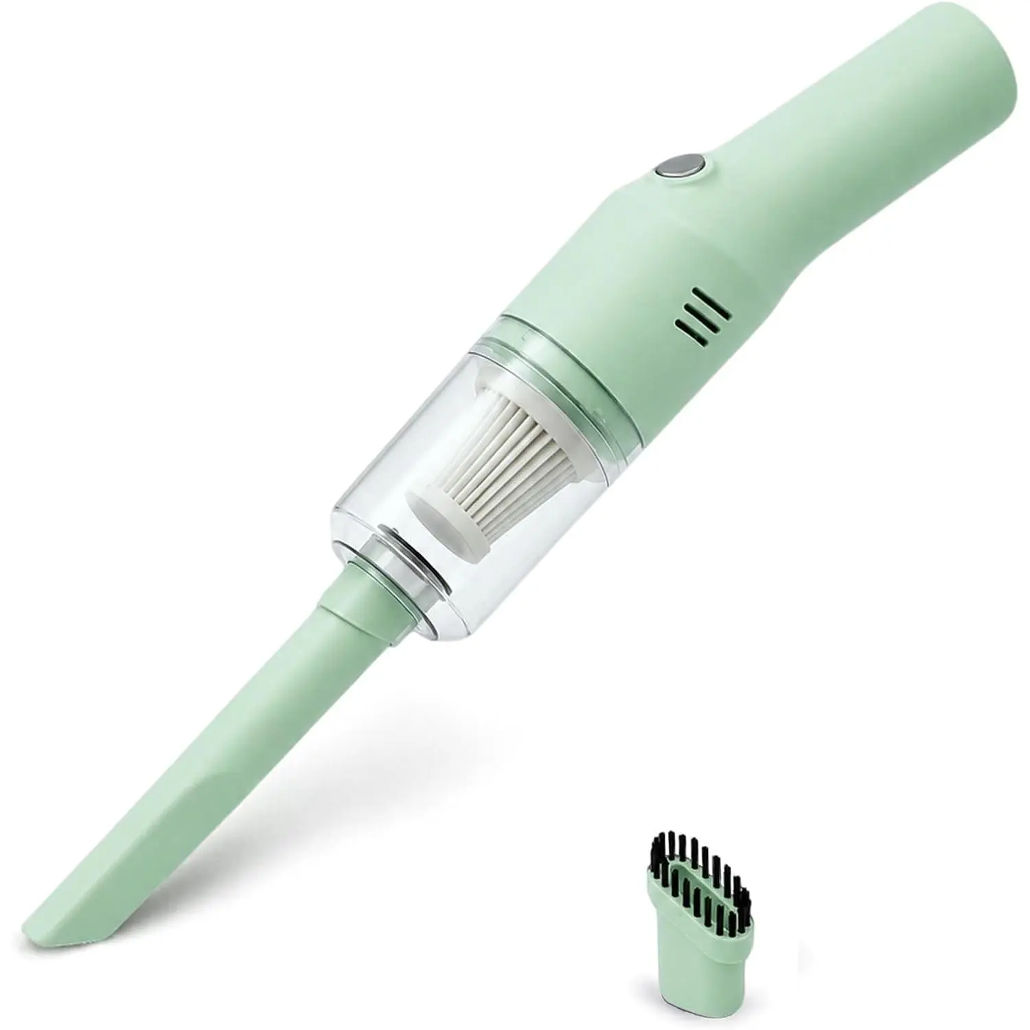 Mini Cordless Handheld Vacuum for Car, Sofa, Desk, Drawers & Crumbs, Mint | Quick Cleanups, Tight Spaces, Rechargeable Cordless, Easy Storage, Office, Cup Holders, Seat Gaps, Window Tracks