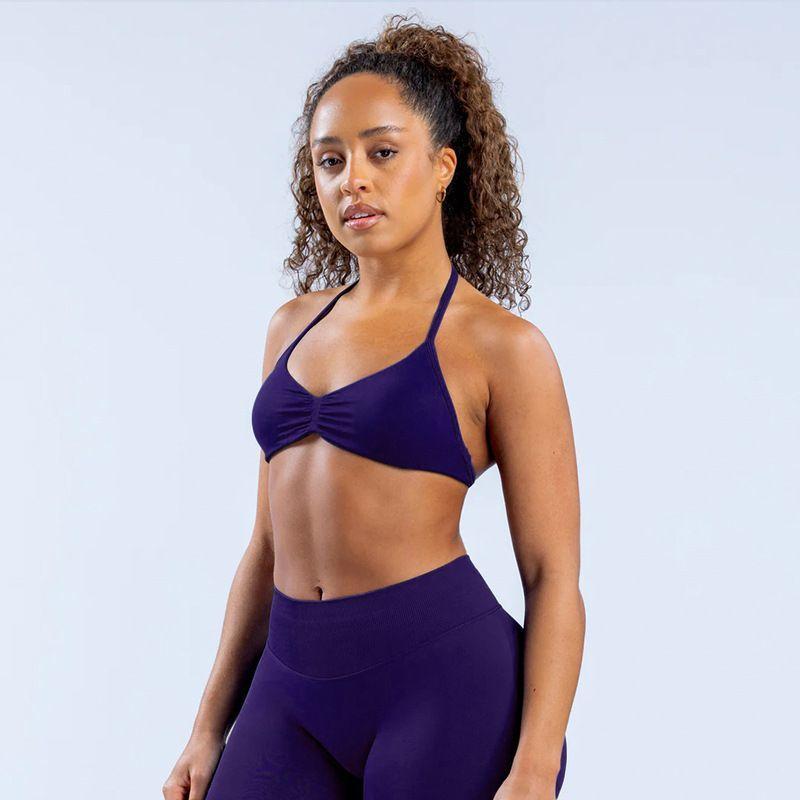 DFYNE Triangle Cup Seamless Bra + Shorts Set |   Quick-drying and breathable, suitable for fitness, yoga, and running |   One-piece design for unrestricted movement and light, free movement