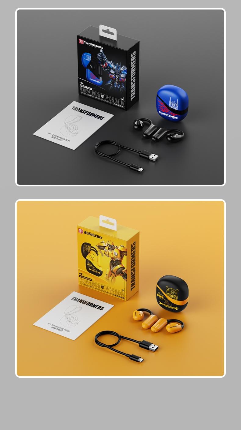 Transformers T21 Ear-Mounted Bluetooth Headset Bluetooth 5.4 360°Stereo Sounds Effects Large Capacity Battery